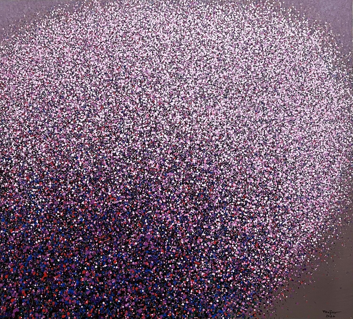 Cherry blossoms in spring breeze No.4 Trong Thuong Tran