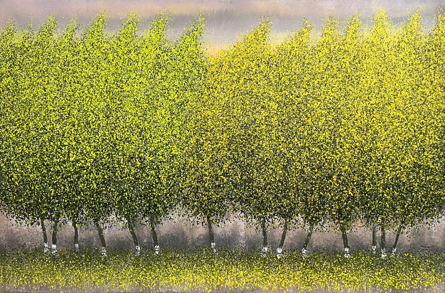 Season of changing leaves Trong Thuong Tran Originalgemälde zu verkaufen
