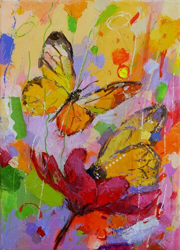 Flying high II di Miriam Montenegro, Pittura in vendita su Singulart