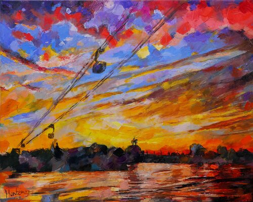 Ans andere Ufer di Miriam Montenegro, Pittura in vendita su Singulart