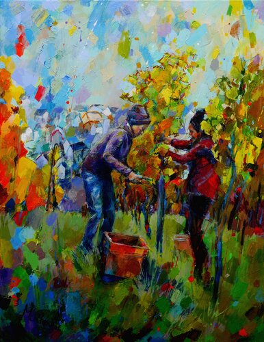 Weinlese von Miriam Montenegro, Malerei kaufen auf Singulart