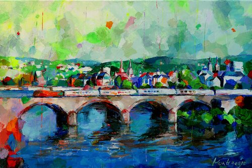 Goodbye Koblenz by Miriam Montenegro, Painting for Sale on Singulart