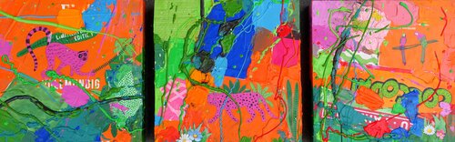 Save the rainforest II de Miriam Montenegro, Pintura a la venta en Singulart