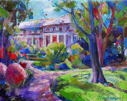 Schloss im Sommerlicht Miriam Montenegro