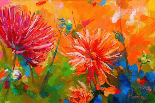 Secret garden I di Miriam Montenegro, Pittura in vendita su Singulart