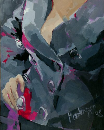 Unbuttoned I van Miriam Montenegro, Schilderij te koop op Singulart