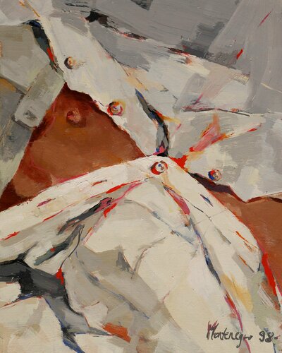 Unbuttoned II by Miriam Montenegro, Painting for Sale on Singulart