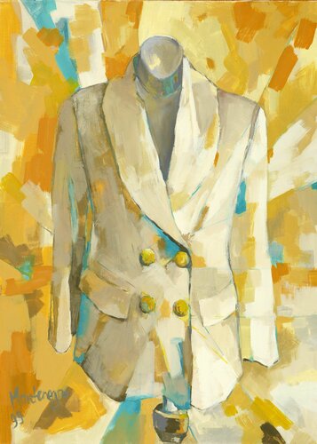 Button couture II par Miriam Montenegro, Peinture en vente sur Singulart