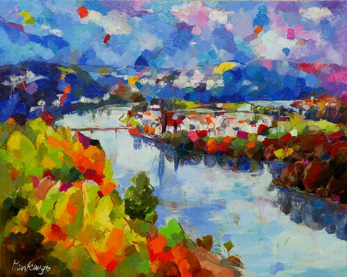 Am Fluss di Miriam Montenegro, Pittura in vendita su Singulart