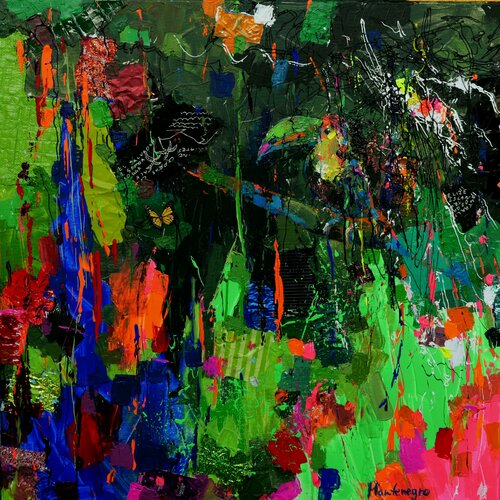Enjoy your jungle little toucan by Miriam Montenegro, Print for Sale on Singulart