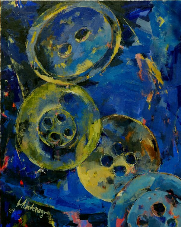 Buttons night flight IV Miriam Montenegro