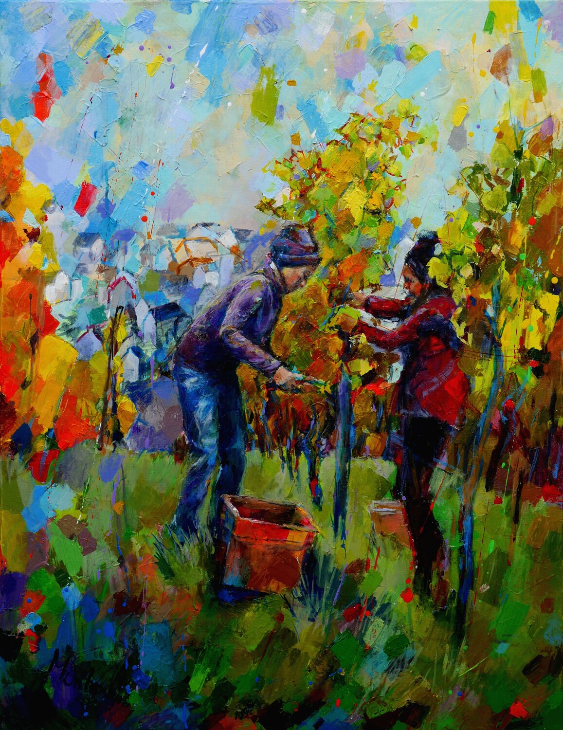 Weinlese Miriam Montenegro