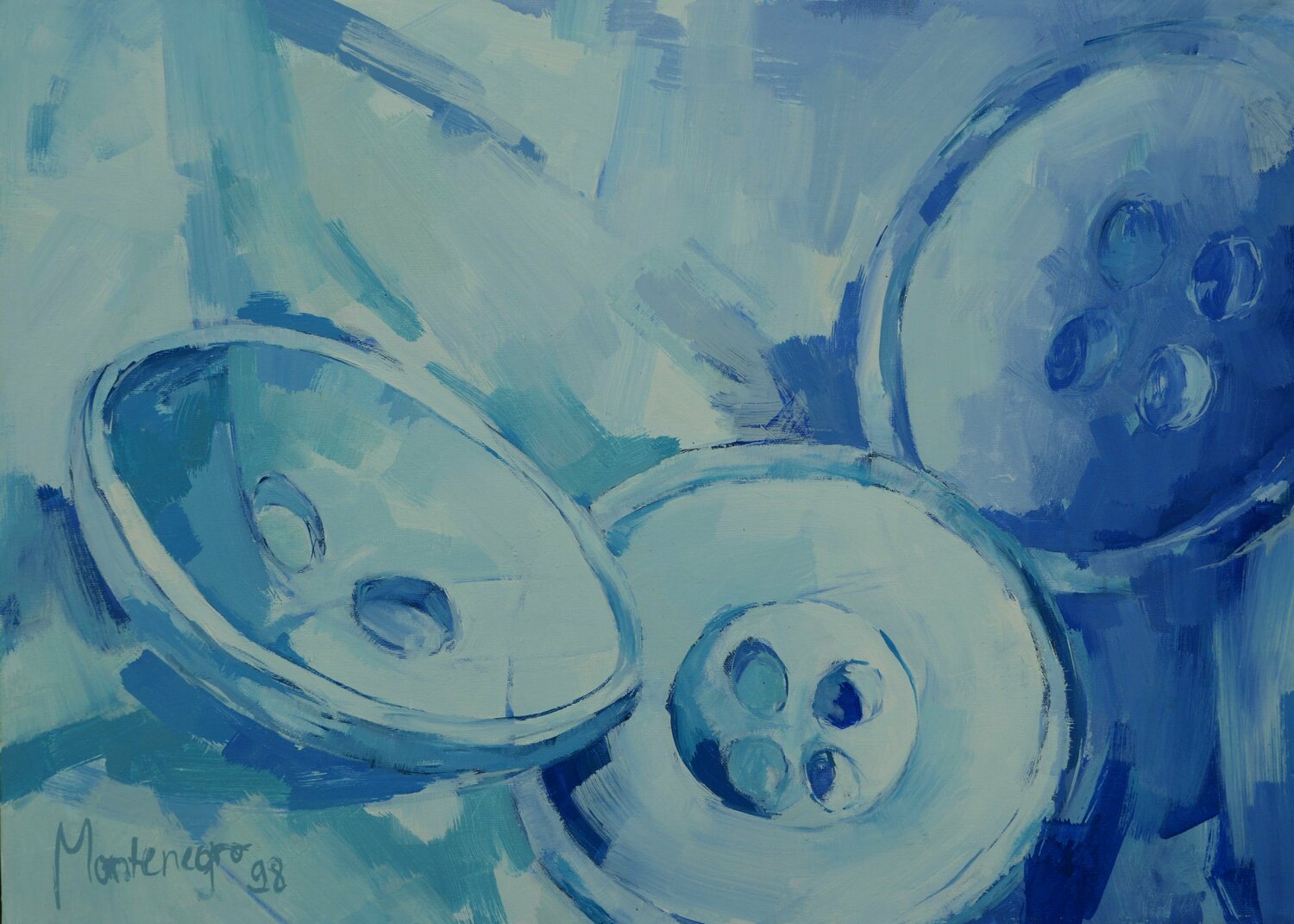 Blue button love Miriam Montenegro