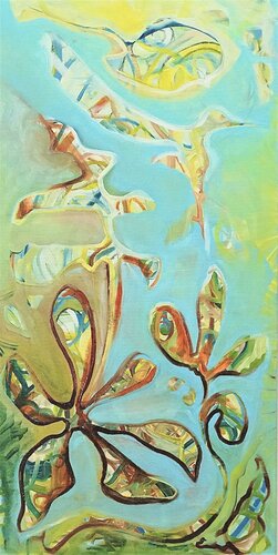 Paradise Garden by Judith Riemer, Painting for Sale on Singulart