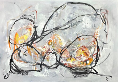 Light between the Lines van Judith Riemer, Schilderij te koop op Singulart