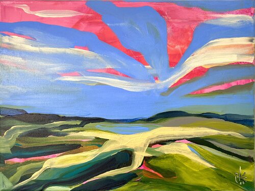 Dreamscape 1 van Judith Riemer, Schilderij te koop op Singulart