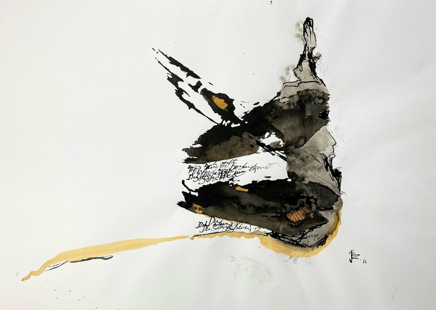 Momentaufnahmen - Schatten Judith Riemer Drawing for sale