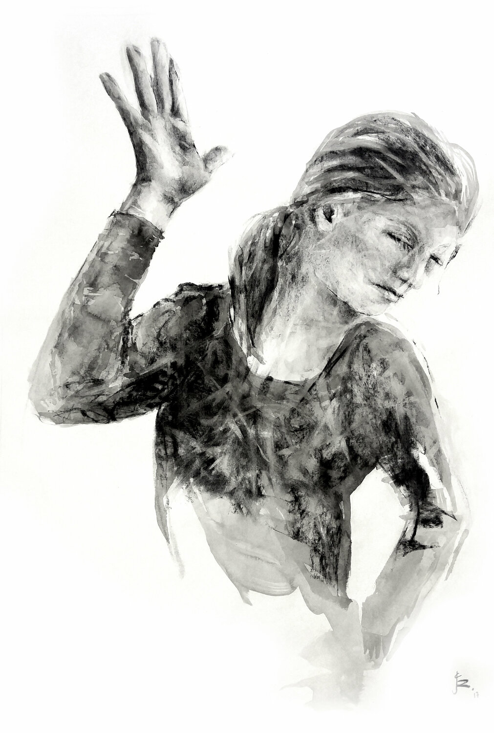 Feel the Beat Judith Riemer Dibujo en venta