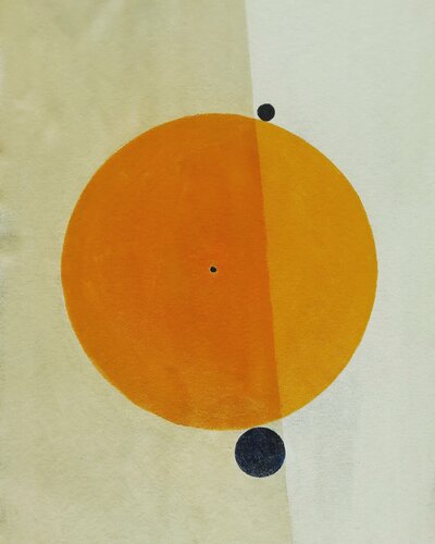 The disturbed circle di Sondos Abdelmalak, Pittura in vendita su Singulart