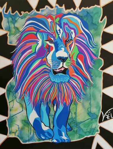 The King of Africa von Kaël, Malerei kaufen auf Singulart