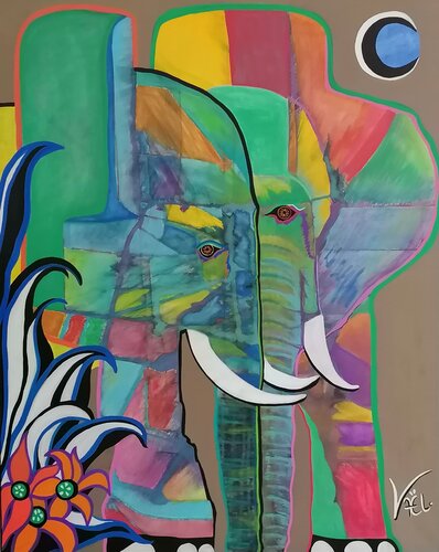 La nuit des Mandragores von Kaël, Malerei kaufen auf Singulart