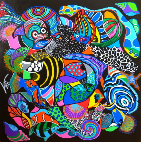 Pacific dream von Kaël, Malerei kaufen auf Singulart