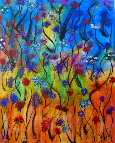 Fukushima Flowers von Kaël, Malerei kaufen auf Singulart
