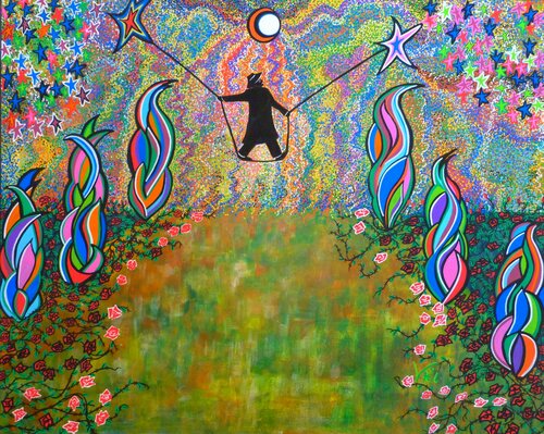 Hiver 2020, le Funambule von Kaël, Malerei kaufen auf Singulart