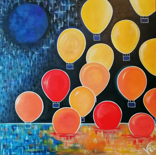 Lumières de Rêves von Kaël, Malerei kaufen auf Singulart