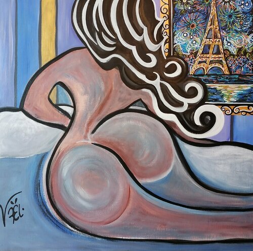 Love Contrefaçons di Kaël, Pittura in vendita su Singulart