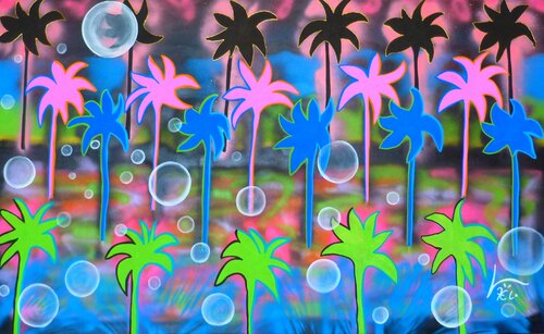 Holidays von Kaël, Malerei kaufen auf Singulart