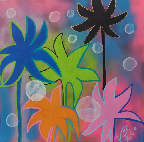 Holidays colors von Kaël, Malerei kaufen auf Singulart