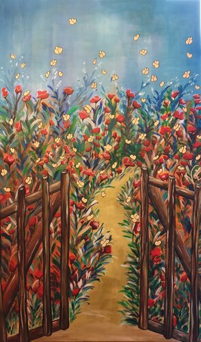 Le chant des papillons de Kaël, Pintura a la venta en Singulart