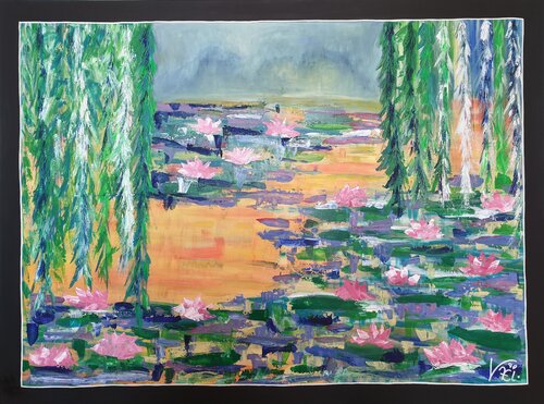 Nymphéas by Kaël, Painting for Sale on Singulart