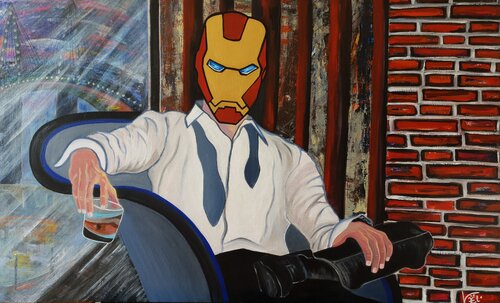 Iron Business by Kaël, Painting for Sale on Singulart