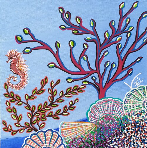 Petit cheval de mer de Kaël, Pintura a la venta en Singulart
