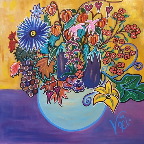 Bouquet d'automne von Kaël, Malerei kaufen auf Singulart