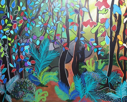 Les bois du Corong von Kaël, Malerei kaufen auf Singulart