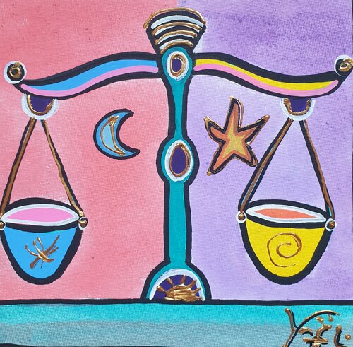 Astro Balance von Kaël, Malerei kaufen auf Singulart