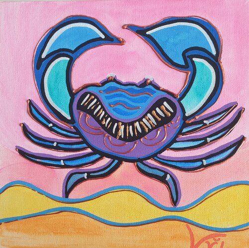 Astro Cancer by Kaël, Painting for Sale on Singulart