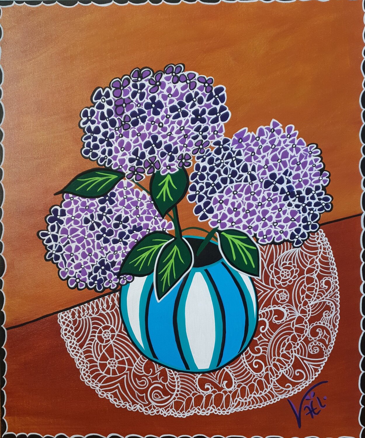 Purple Hydrangeas Kaël