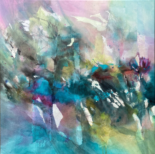 Feuillage van Anne Bironneau, Schilderij te koop op Singulart