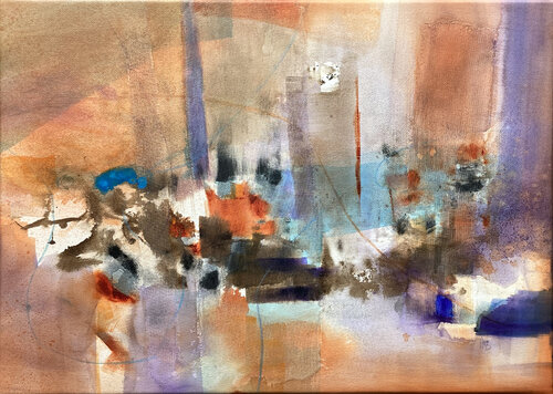 Détente di Anne Bironneau, Pittura in vendita su Singulart