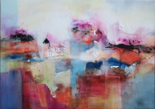 Sept di Anne Bironneau, Pittura in vendita su Singulart