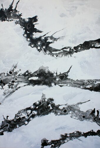Après l'Hiver XXXV by Odile CARITEAU, Painting for Sale on Singulart