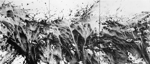 Ile XI. triptyque de Odile CARITEAU, Pintura a la venta en Singulart