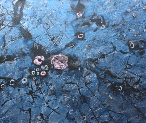 Le jardin du temps perdu, Nuit X de Odile CARITEAU, Pintura a la venta en Singulart