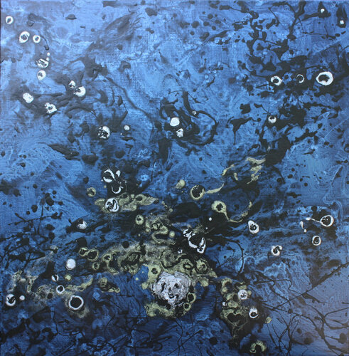 Le jardin du temps perdu, Nuit XVI di Odile CARITEAU, Pittura in vendita su Singulart