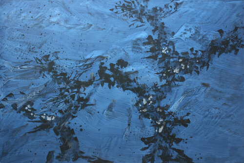 Le jardin du Temps perdu, Nuit XXI de Odile CARITEAU, Pintura a la venta en Singulart