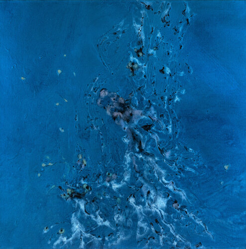 "Fonds diffus cosmologique Témoin 5. FDCT-5" de Odile CARITEAU, Pintura a la venta en Singulart